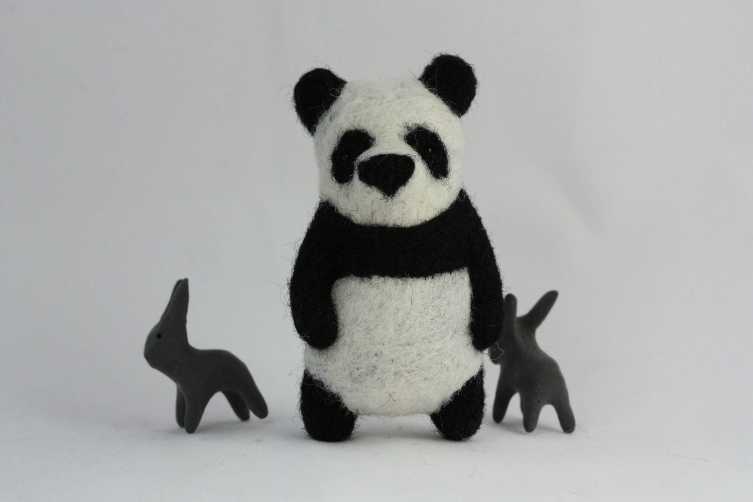 A panda brooch