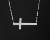 Melissa Rycroft Sideways Cross Necklace