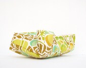 Olive, Green, Blue Floral Clutch Purse, Bridesmaid Gift, Wedding Clutch, Spring Fashion, White, Makeup Bag, Under 25