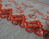 French Farmhouse Shelf Trim -  Orange Cherries