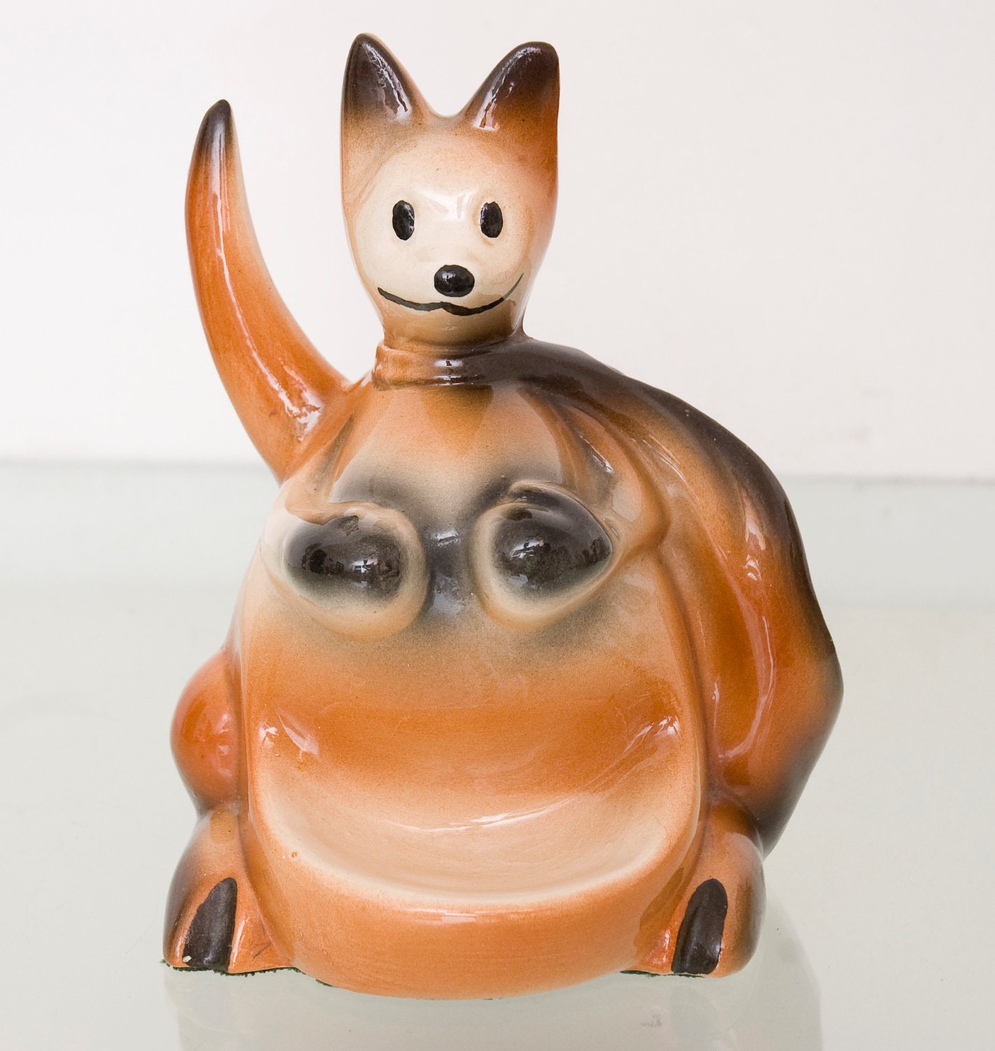 Boxing Kangaroo Dresser Caddy 1950s Pulp Fiction by Spiderbot