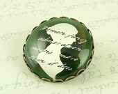Jane Austen Brooch - Literary Book Quote - Women Fancy Admiration