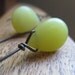 niobium earrings in serpentine briolettes. briolette earrings. modern earrings. splurge.