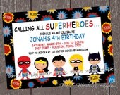 Superhero Birthday Invitations Il_170x135
