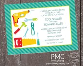 Man Tool Shower Invitations - 1.00 each with envelope Il_170x135
