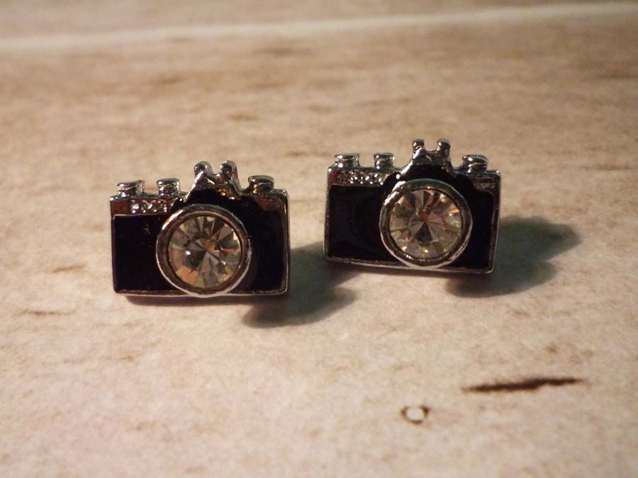 Camera Stud Earrings