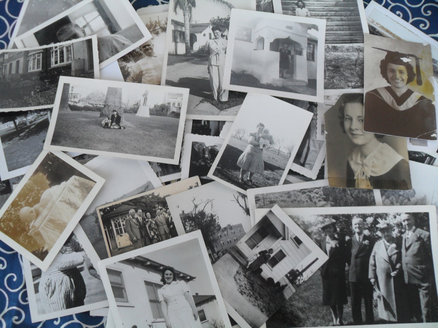 80 Vintage Black and White Photograph Collection 30s 40s 50s Old Photos of Fashion, Children, Baby Pictures, Parents and Family