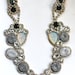 Seurat in Color Block (Metallic) - One of a Kind Statement Necklace
