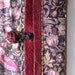 Roses Red - Wool Felt & Suede Embroidered Journal - Artist Book - Suede Lining - Hand Embellished - Ready to Ship