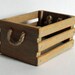 Miniature Crate with Rope Handles (1 inch dollhouse scale)
