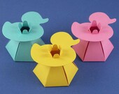 Baby Shower Decorations - Favors - Box - Unique - Ducky - Girl - Boy - Candy