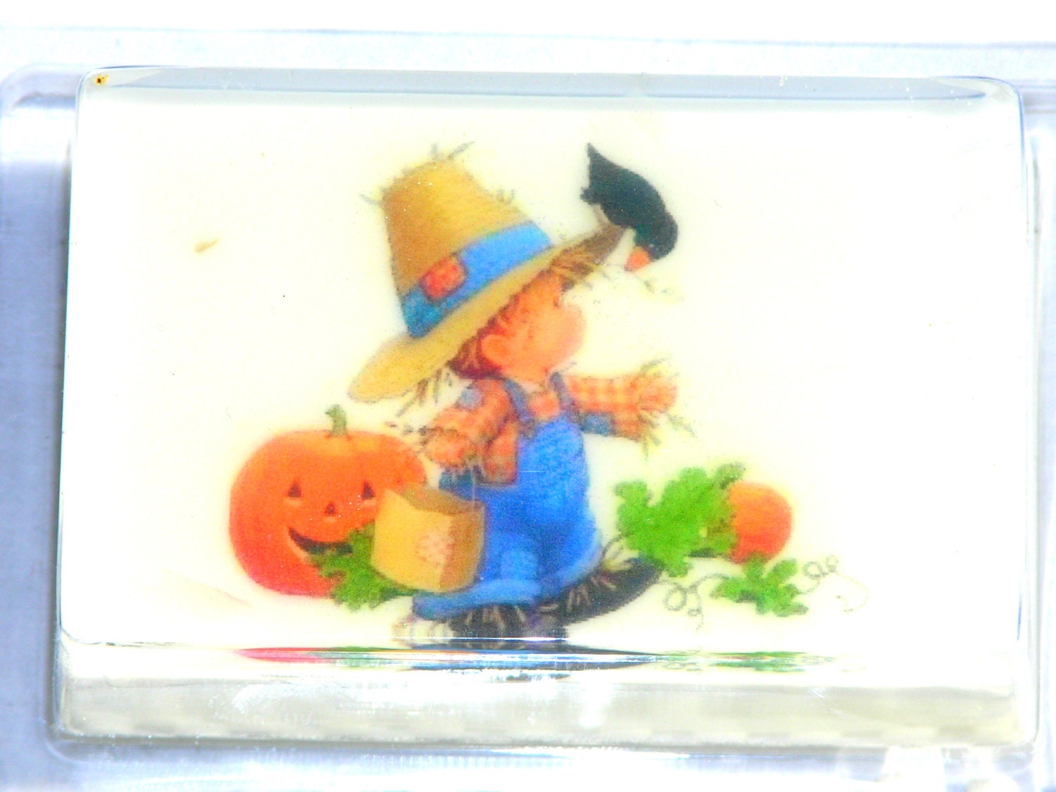 THANKSGIVING SOAP SALE - Farmer Boy Soap  - Pumpkin - Indian Summer Scented Glycerin Detergent Free Farmer Children Kids