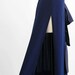 r e s e r v e d - vintage 1940s dress / 40s dress / Navy Blue Beaded Illusion Neckline Evening Dress with Hip Swag / custom designer couture