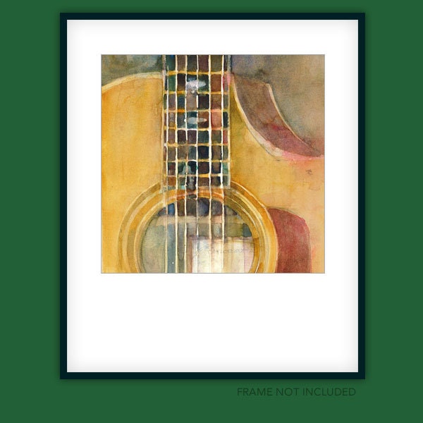 Guitar Watercolor