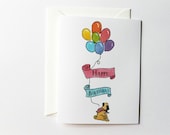 Happy Birthday Balloons Card