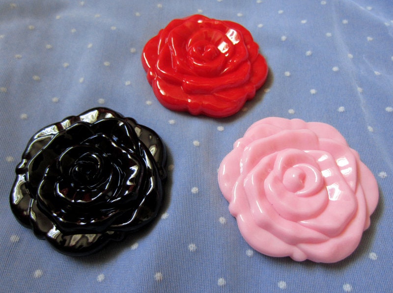 Pretty Rose Compact Mirror
