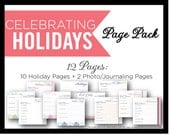 NEW // CELEBRATING HOLIDAYS pack // Ruby Love Baby Book Additional Page Pack