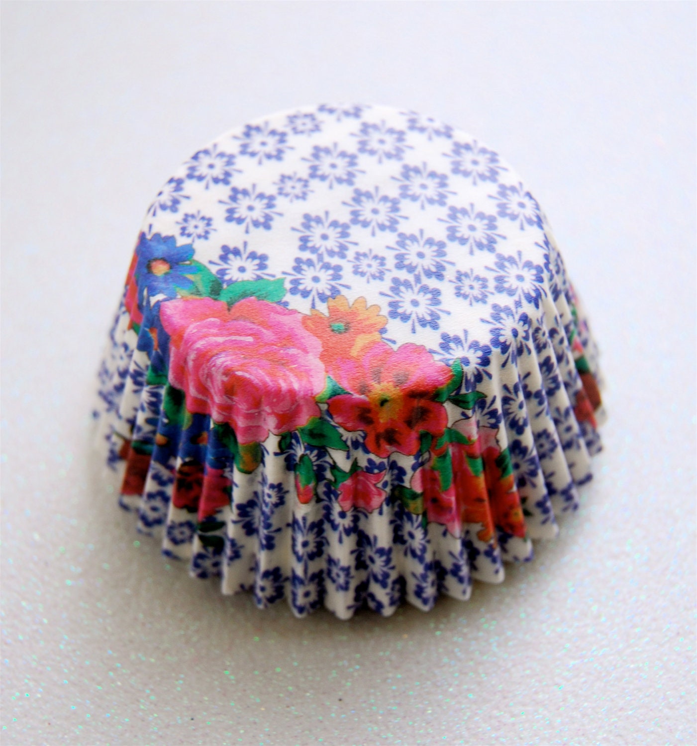 Floral Tea Party Cupcake Liners (50)