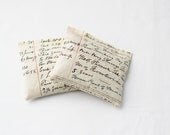 Lavender Drawer Sachets - Antique Ledger - Natural Aromatherapy - Domestic Housekeeping