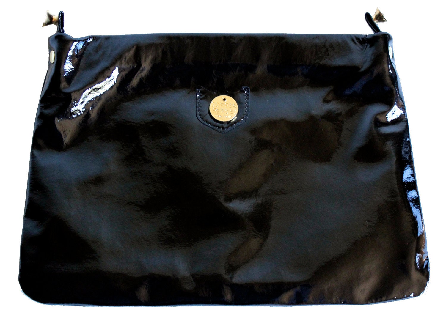 Demure 'Concert Purse' - Black Patent Leather