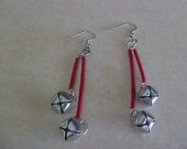 Jingle Bell Rock Silver ear rings