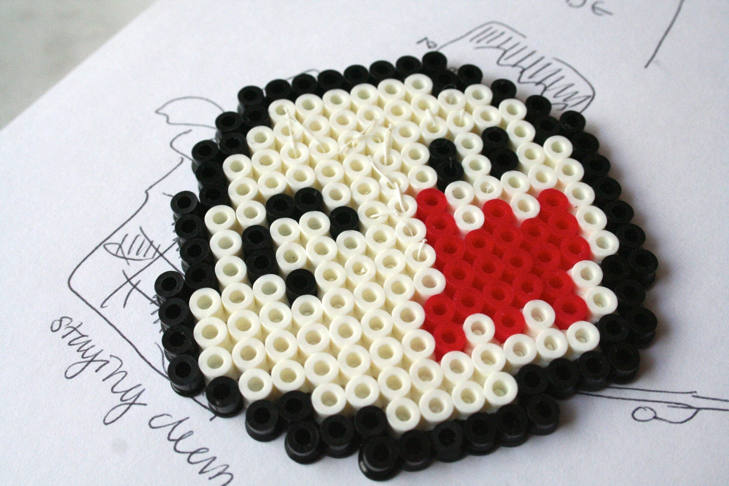 Super Mario Boo - Hama Pin