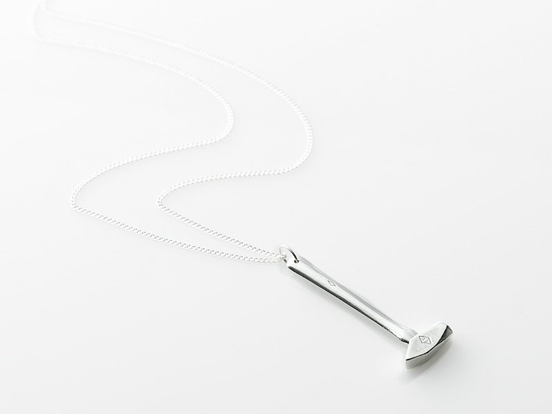 Sledgehammer Necklace - Silver