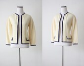 vintage 1950's prep cardigan