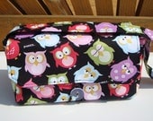 Medium Size Coupon Organizer Holder - Attaches to your shopping cart - Snooze Owls