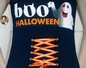 SaLe - HALLOWEEN Tube Top Shirt DIY Skulls Corset Ghost Goth Punk BOO - Halter Option