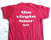 Vintage 1985 Authentic Madonna Concert T Shirt / Like A Virgin Tour / Womens Size M / Mens S