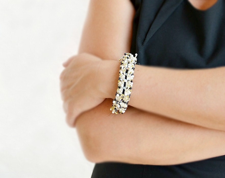 Beaded Whiskered Bracelet Free Shipping