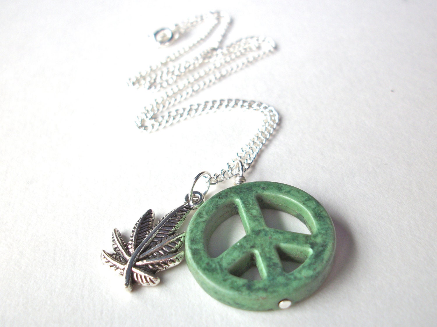 Hippie Peace Necklace