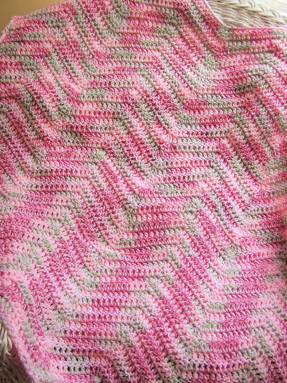 ripple crochet afghan