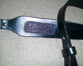 Personalized Leather Rifle Sling Plain with Initials
