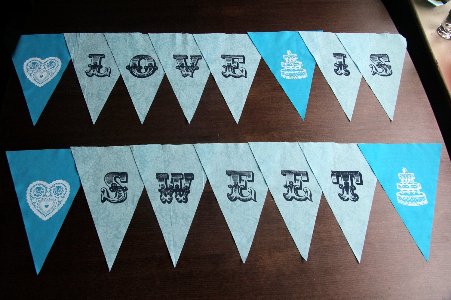 Bespoke wedding bunting