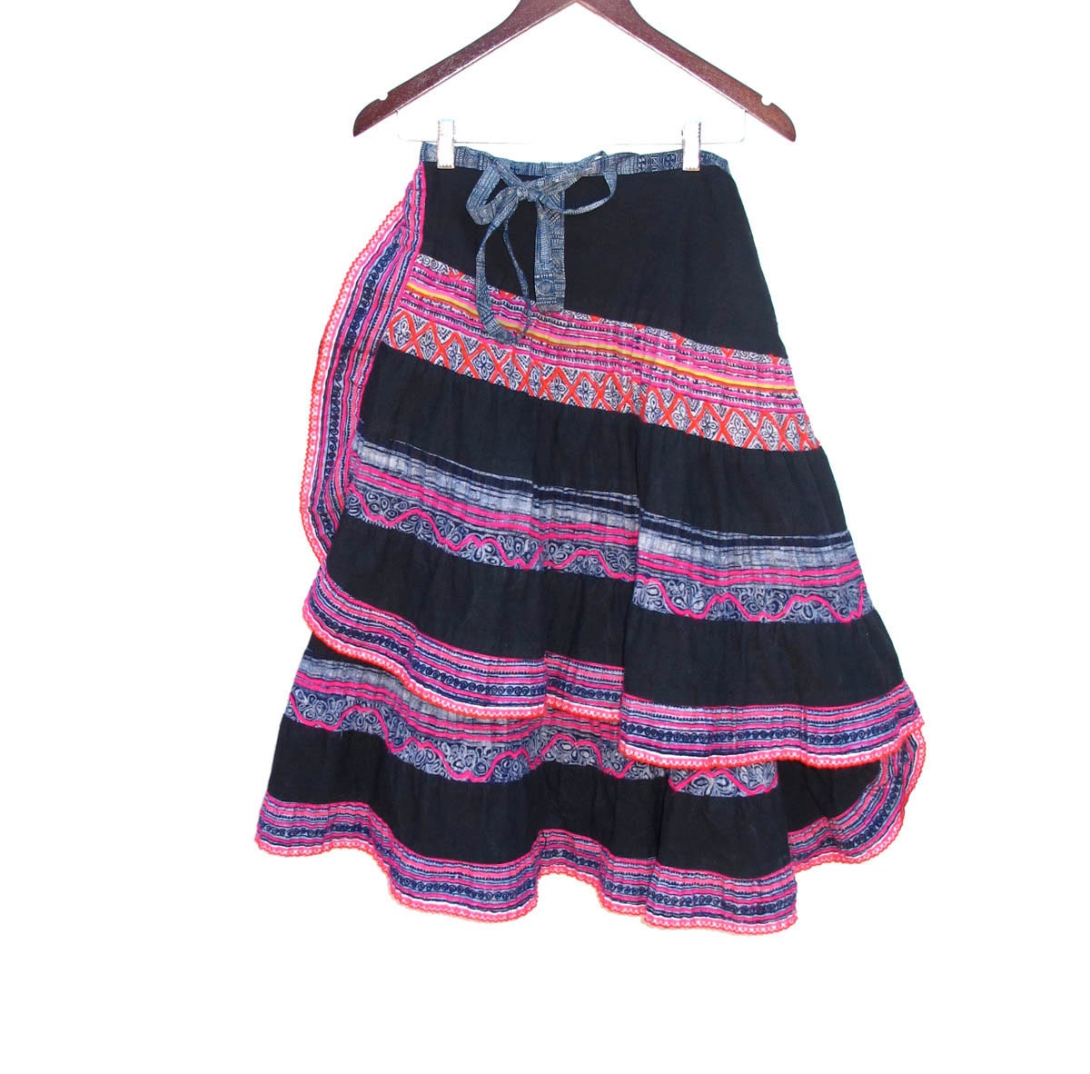 Boho Hippie Wrap Around Skirt