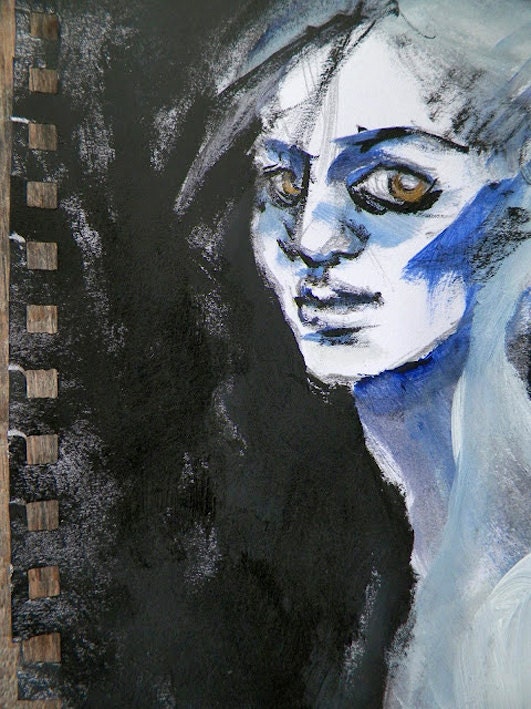 Vampire Original Painting- 'Eternal Youth'