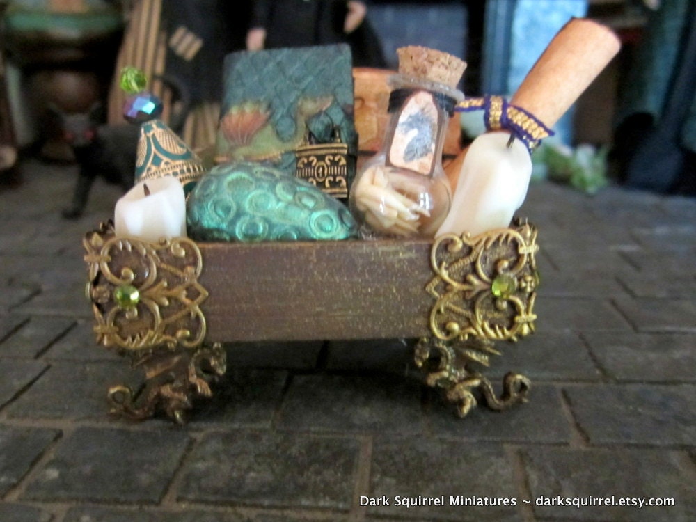 Dragon Keeper Accoutrements ooak dollhouse miniature in one inch scale