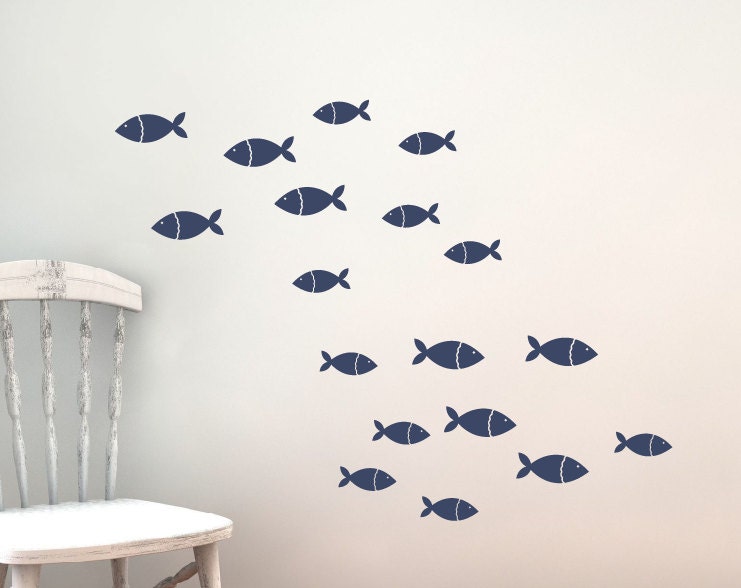 Fish Vinyl Wall Decal Set - Children Nursery