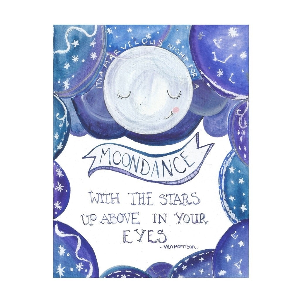 Man in the Moon - Moondance Print