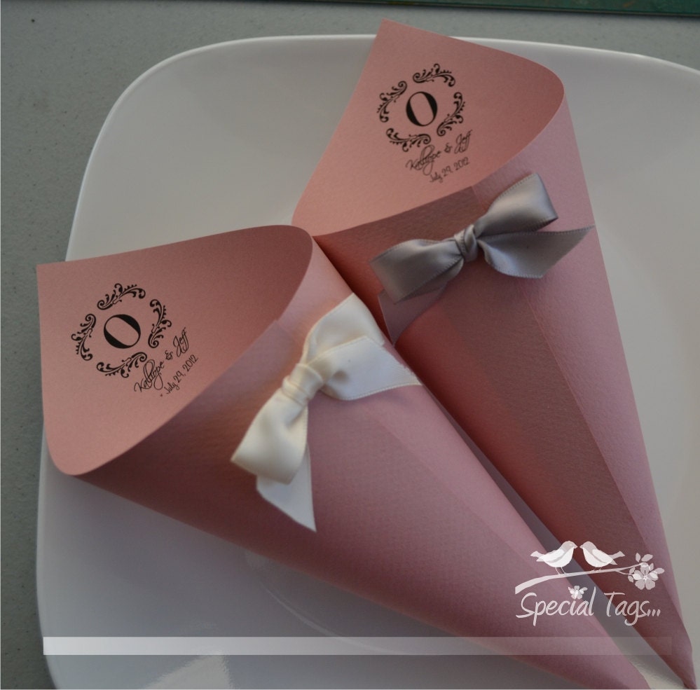 Wedding Paper Cones - Set of 20