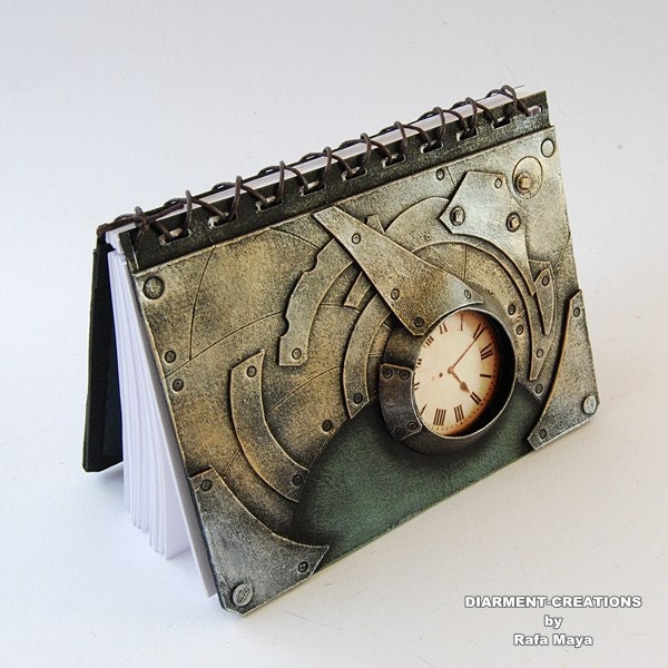 Steampunk Notebook Metal Fantasy 6