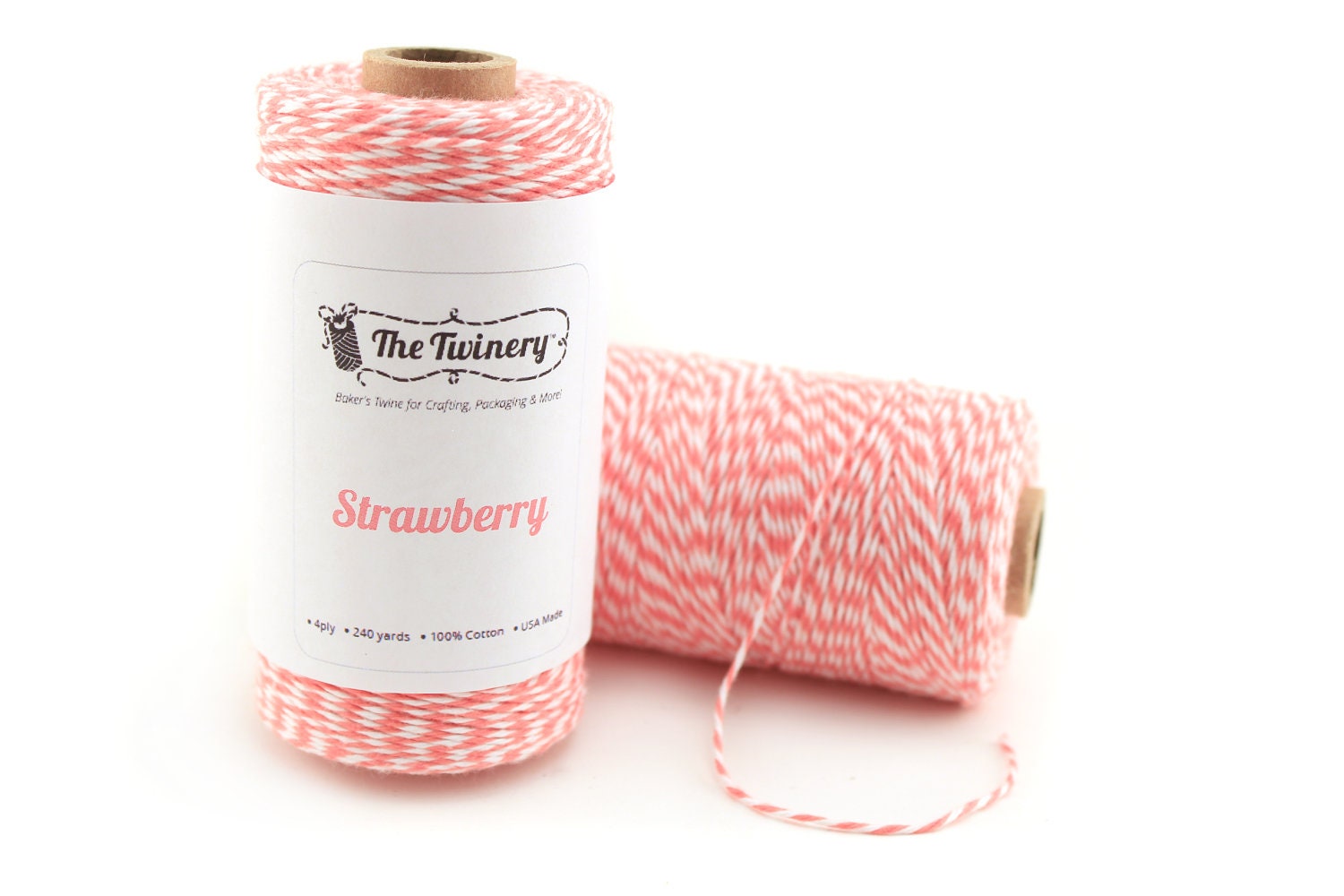 Bakers Twine Strawberry 240yds