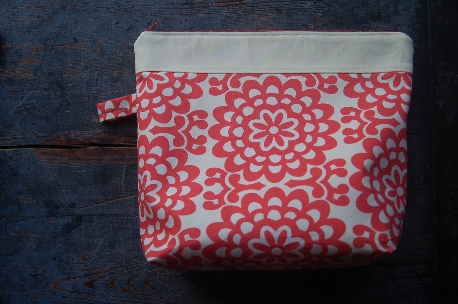 Swedish folk zipper pouches / set of two