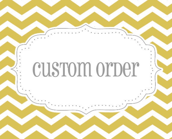 Custom Order For Ashley