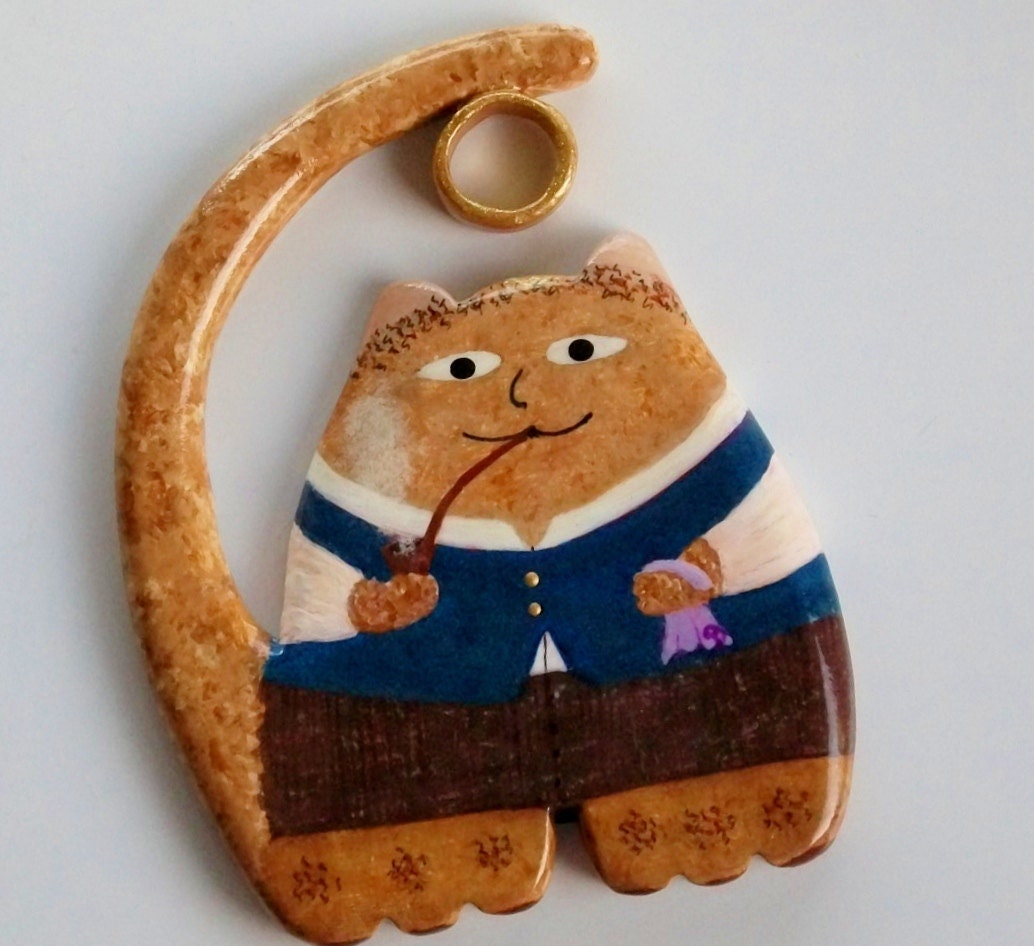 Fridge Magnet - Fat Cat Hobbit Bilbo Baggins