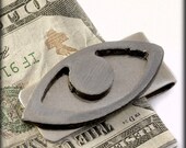Evil Eye Money Clip- Buffed Silver Finish-Perfect for Best Man, Groomsmen, Wedding or Birthday by WATTO Distinctive Metal Wear