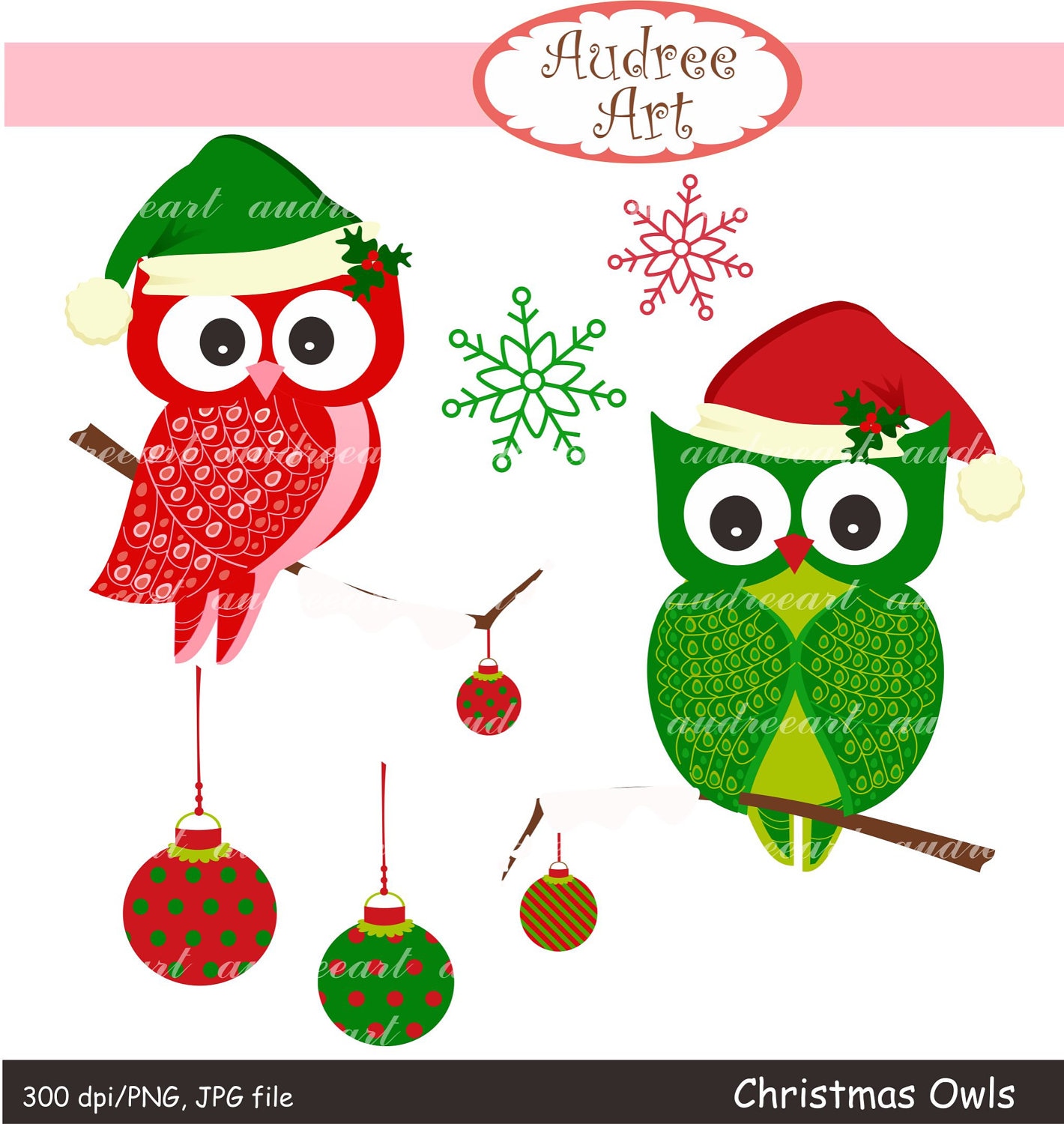 christmas owl clip art free download - photo #4