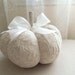 White Pumpkin Fall Decor in Cream